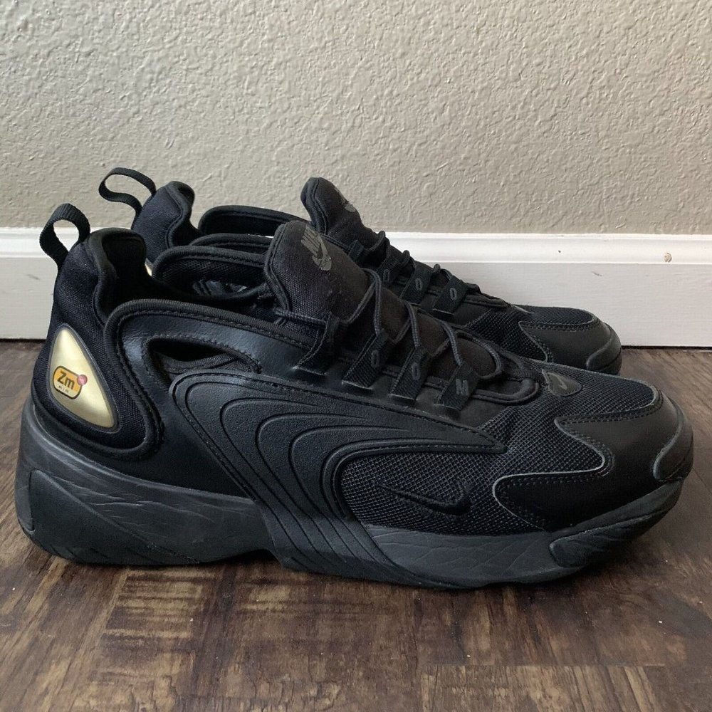 Nike Zoom 2K Triple Black Men Shoes - Size 10